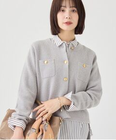 INDIVI / インディヴィ カーディガン・ボレロ | 【軽やか】ブークレニットジャケット