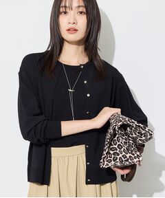 INDIVI / インディヴィ その他トップス | 【2点セット】5分袖ニット＆カーディガン きれいめアンサンブルニット