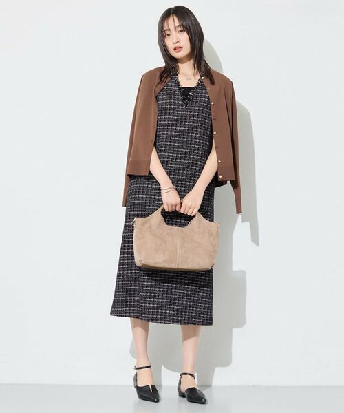 INDIVI / インディヴィ その他トップス | 【2点セット】5分袖ニット&カーディガン きれいめアンサンブルニット | 詳細15