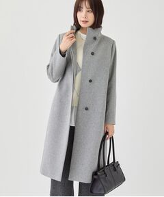 INDIVI / インディヴィ その他アウター | 【日本製/ウール100%】Iラインスタンドカラーコート