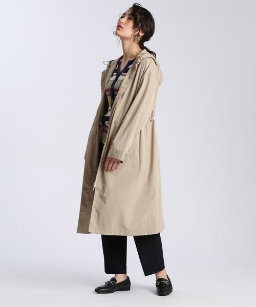 セール 大きいサイズ ロングモッズコート Maison De Beige ミリタリージャケット コート Ined L イネド エルサイズ ファッション通販 タカシマヤファッションスクエア