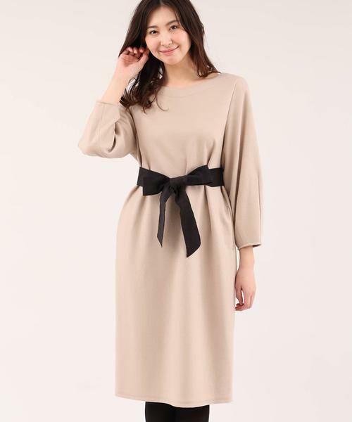 セール ベルト付きワンピース ミニ丈 ひざ丈ワンピース Ined イネド ファッション通販 タカシマヤファッションスクエア