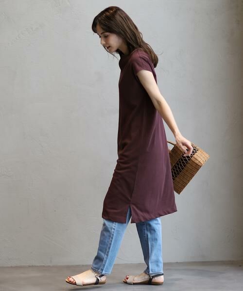 セール フレンチスリーブワンピース ミニ丈 ひざ丈ワンピース Ined イネド ファッション通販 タカシマヤファッションスクエア