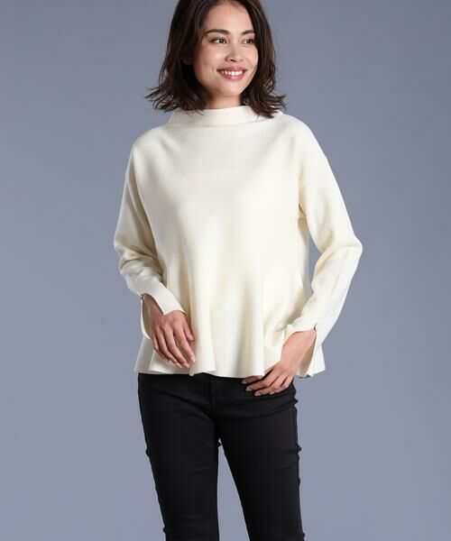 セール Luftrobe ボートネックドロップショルダーニット ニット セーター Ined イネド ファッション通販 タカシマヤファッションスクエア