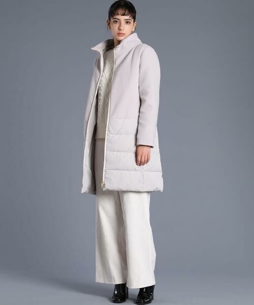 セール Ined International 異素材コンビダウンコート Re Down ダウンジャケット ベスト Ined イネド ファッション通販 タカシマヤファッションスクエア