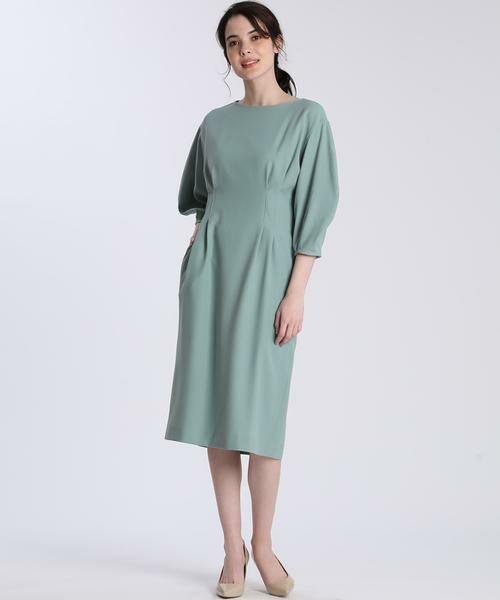 セール タックデザインワンピース ミニ丈 ひざ丈ワンピース Ined イネド ファッション通販 タカシマヤファッションスクエア