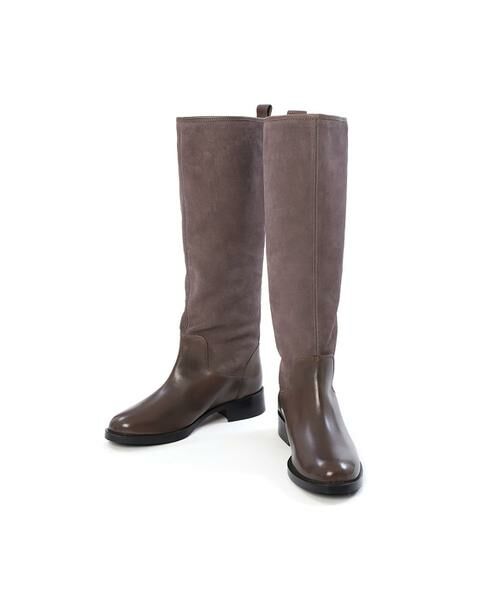 セール Superior Closet レザーロングブーツ Corso Roma 9 ブーツ ロング丈 Ined イネド ファッション通販 タカシマヤファッションスクエア