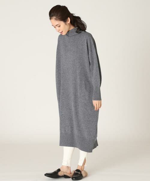 セール タートルネックニットワンピース ミニ丈 ひざ丈ワンピース Ined イネド ファッション通販 タカシマヤファッションスクエア