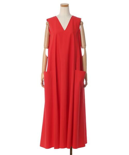 セール Ined30th限定アイテム ボリュームフレアマキシワンピース 132cm ロング マキシ丈ワンピース Ined イネド ファッション通販 タカシマヤファッションスクエア