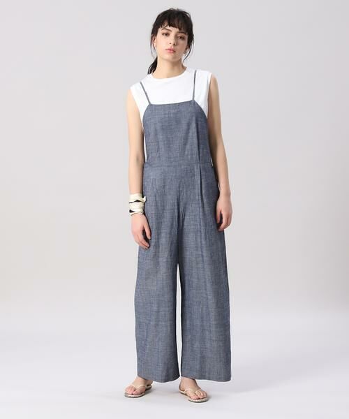 セール Maison De Beige ライトデニムオールインワン サロペット オールインワン Ined イネド ファッション通販 タカシマヤファッションスクエア