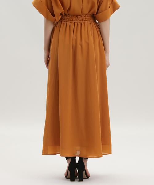 INED / イネド ミニ・ひざ丈スカート | 《大きいサイズ》ギャザーロングスカート《Maison de Beige》 | 詳細4