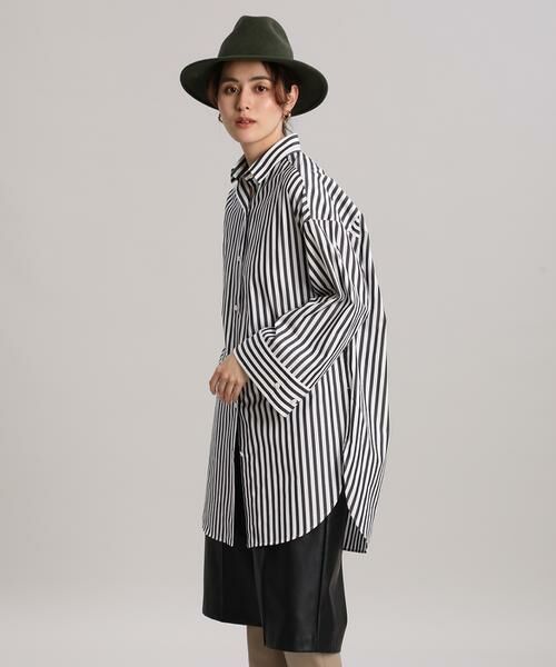 きちんとモードなビッグシャツ シャツ ブラウス Ined イネド ファッション通販 タカシマヤファッションスクエア