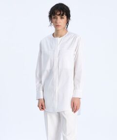 INED / イネド シャツ・ブラウス | 《大きいサイズ》クルーネックチュニックブラウス《Luftrobe》