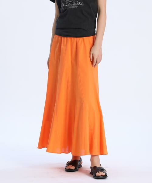 INED / イネド ロング・マキシ丈スカート | 《大きいサイズ》コットンボイルマキシスカート | 詳細1