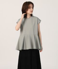 INED / イネド Tシャツ | 《大きいサイズ》裾フリルカットソー《Luftrobe》