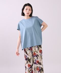 INED / イネド カットソー | 《大きいサイズ》ボックスシルエットカットソー