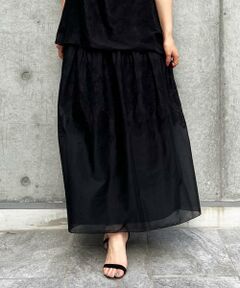 INED / イネド ロング・マキシ丈スカート | 《Luftrobe》刺繍レーススカート