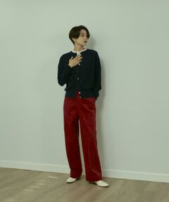 INED / イネド その他パンツ | コーデュロイハイウエストワイドパンツ