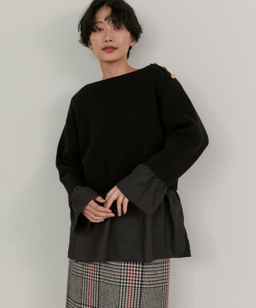 INED / イネド ニット・セーター | 《Luftrobe》ドッキングフレアニット | 詳細1