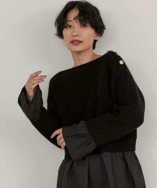 INED / イネド ニット・セーター | 《Luftrobe》ドッキングフレアニット | 詳細12