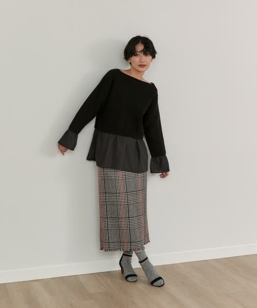 INED / イネド ニット・セーター | 《Luftrobe》ドッキングフレアニット | 詳細2