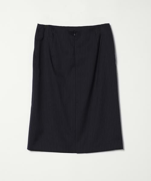 INED / イネド ミニ・ひざ丈スカート | 《大きいサイズ》シルクウールタイトスカート | 詳細11