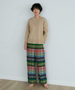 INED / イネド その他パンツ | マルチチェックパンツ