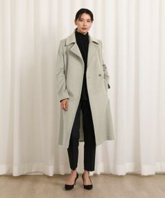 INED / イネド その他アウター | 《大きいサイズ》ベーシックカシミヤコート