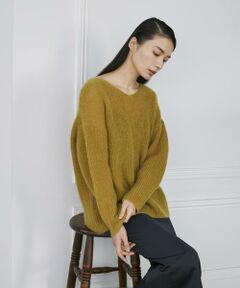 モヘヤVネックニット《la veille by SUPERIOR CLOSET》