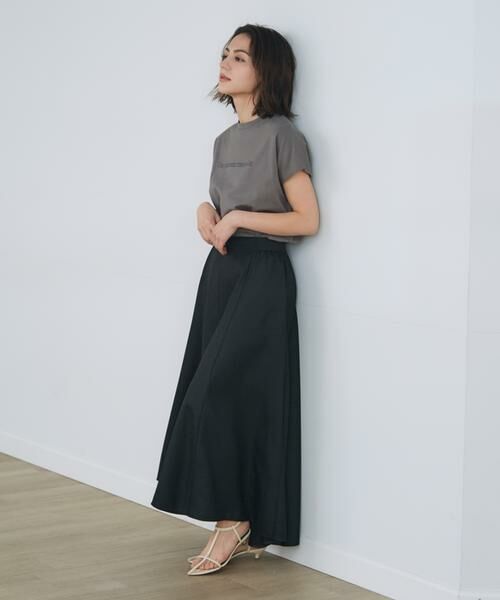 INED / イネド ロング・マキシ丈スカート | 《大きいサイズ》タックフレアスカート | 詳細7