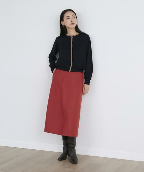INED / イネド ミニ・ひざ丈スカート | 《大きいサイズ》 Aラインミディスカート | 詳細8