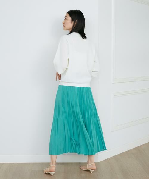 INED / イネド ミニ・ひざ丈スカート | 《大きいサイズ》ランダムプリーツスカート | 詳細4