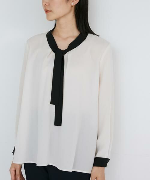 INED / イネド シャツ・ブラウス | 細ボウタイブラウス | 詳細13