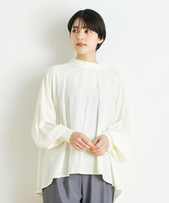 INED / イネド シャツ・ブラウス | 《INED CLARO》スタンドカラーブラウス