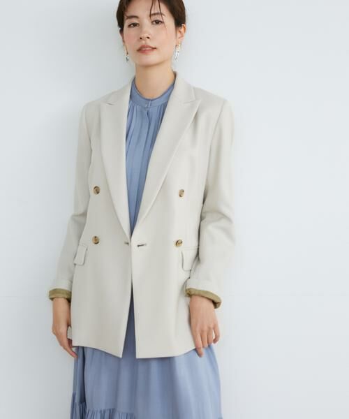 INED / イネド テーラードジャケット | 定番ダブルブレストジャケット | 詳細6