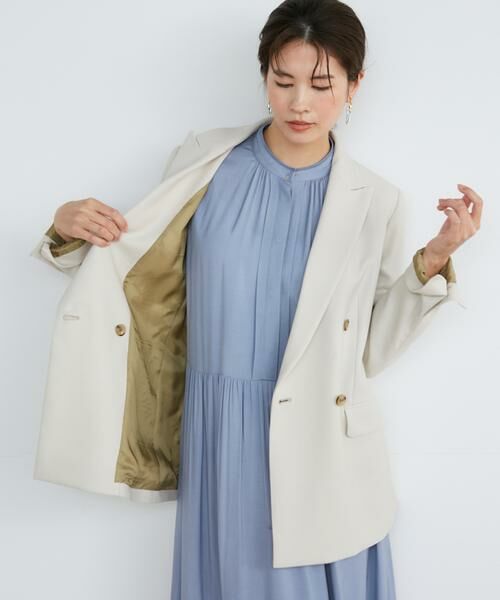 INED / イネド テーラードジャケット | 定番ダブルブレストジャケット | 詳細7