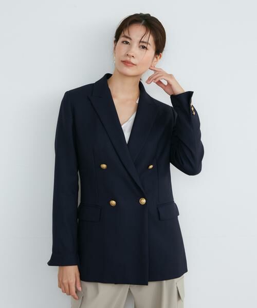INED / イネド テーラードジャケット | 定番ダブルブレストジャケット | 詳細8