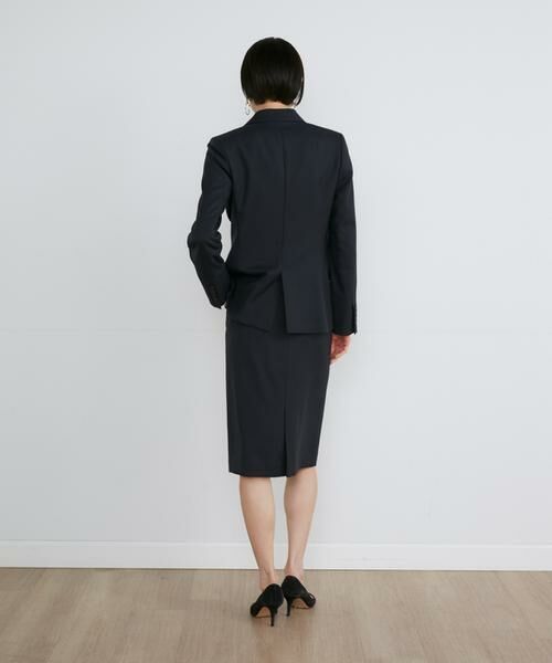 INED / イネド ミニ・ひざ丈スカート | 《大きいサイズ》モヘアウールタイトスカート | 詳細5