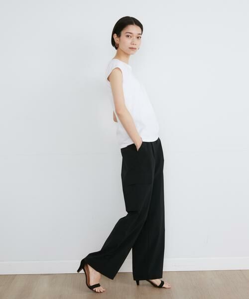 INED / イネド Tシャツ | フレンチスリーブTシャツ《スビン綿MIX天竺/A-GIRL’S 》 | 詳細4