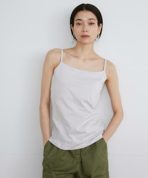 INED / イネド キャミソール・チューブトップ | 《大きいサイズ》キャミソール《スビン綿MIX天竺/A-GIRL’S 》 | 詳細1