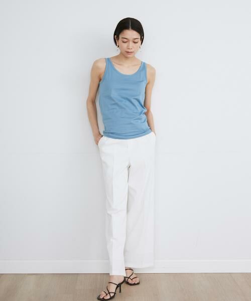 INED / イネド タンクトップ | 《大きいサイズ》タンクトップ《スビン綿MIX天竺/A-GIRL’S 》 | 詳細3