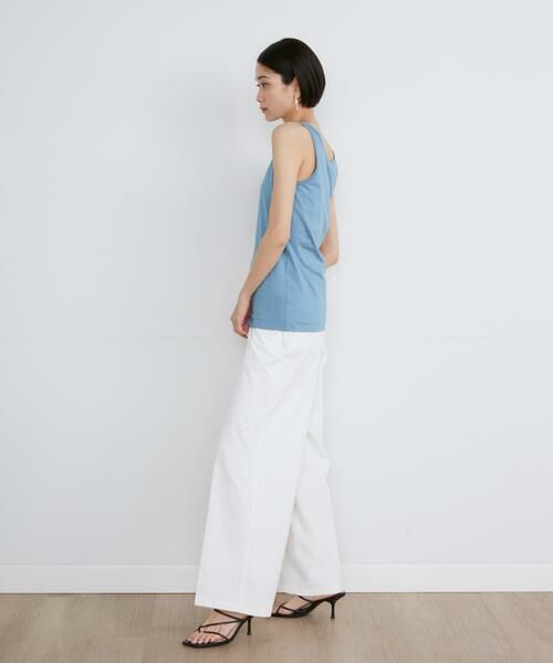 INED / イネド タンクトップ | 《大きいサイズ》タンクトップ《スビン綿MIX天竺/A-GIRL’S 》 | 詳細4