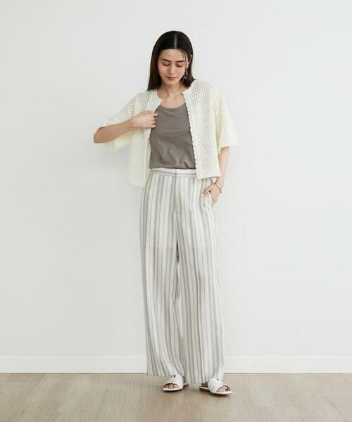 INED / イネド タンクトップ | 《大きいサイズ》タンクトップ《スビン綿MIX天竺/A-GIRL’S 》 | 詳細9