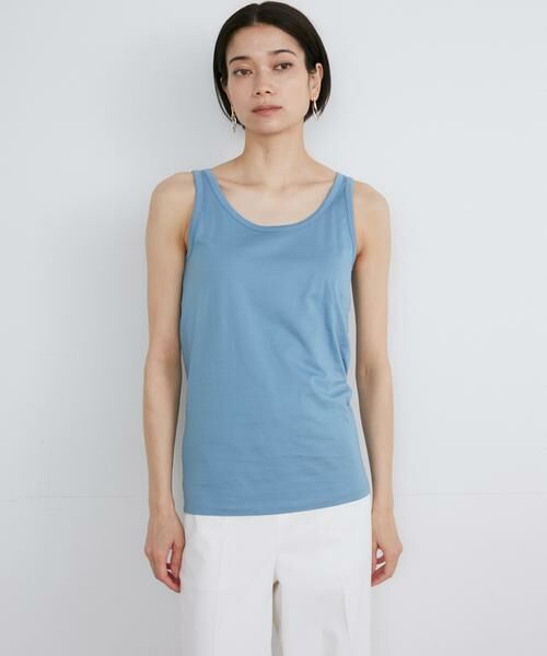 INED / イネド タンクトップ | 《大きいサイズ》タンクトップ《スビン綿MIX天竺/A-GIRL’S 》 | 詳細20