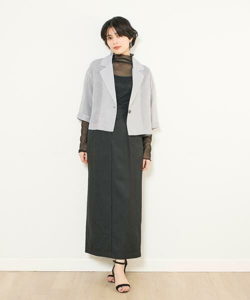 INED / イネド カットソー | 《INED CLARO》ラメチュールハイネック | 詳細8