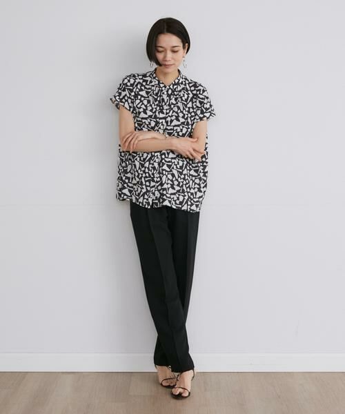 INED / イネド スラックス・ドレスパンツ | ダブルジョーゼットドロストパンツ | 詳細5