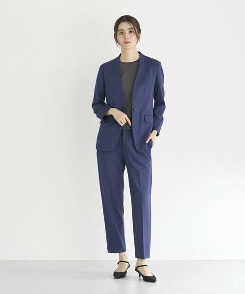 INED / イネド ショート・ハーフ・半端丈パンツ | 《INED CLARO》ポンチテーパードパンツ | 詳細14