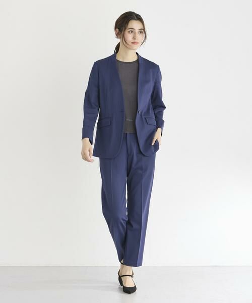 INED / イネド ショート・ハーフ・半端丈パンツ | 《INED CLARO》ポンチテーパードパンツ | 詳細15