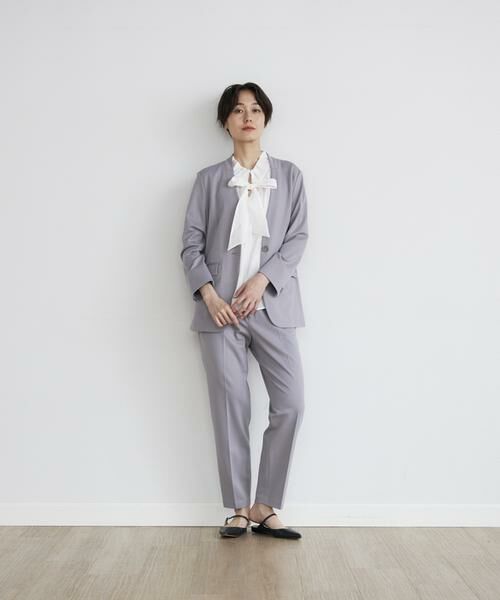 INED / イネド ショート・ハーフ・半端丈パンツ | 《INED CLARO》ポンチテーパードパンツ | 詳細5