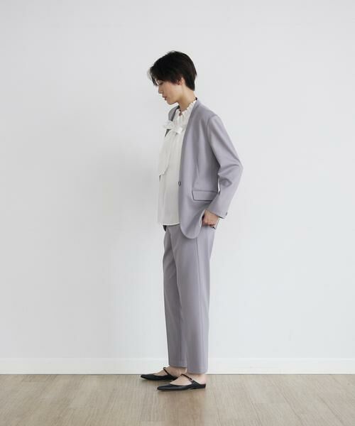 INED / イネド ショート・ハーフ・半端丈パンツ | 《INED CLARO》ポンチテーパードパンツ | 詳細6